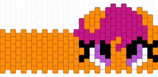 Scootaloo cuff - orange, pink