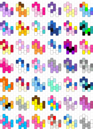 Mlp.1 - colorful, light blue, orange, pink