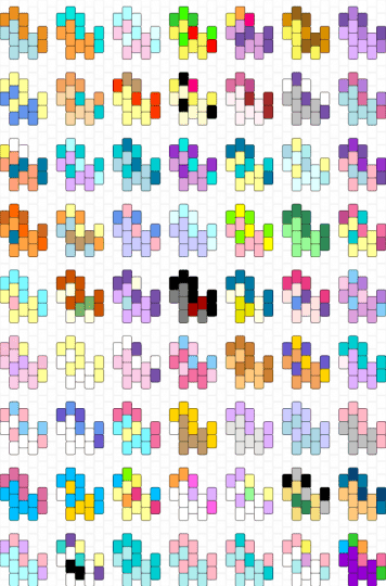 Mlp.3 - light blue, orange, pink, yellow