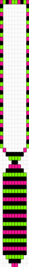 Invader Zim Tie - pink,green