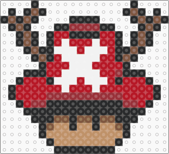 mushroom head tony tony chopper - red,tan,one piece,tony tony chopper