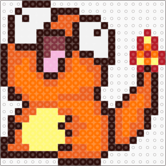 funny charmander - derpy,gaming,pokemon,video game,brown,orange,charmander