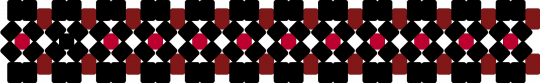 Vampire inspired x-base - black, brown, red