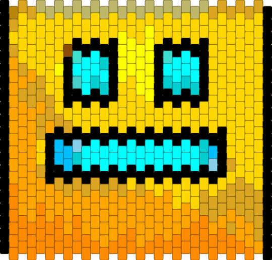 GEOMETRY DASH REFERENCE - orange,yellow