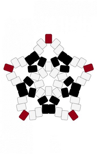 “Chef khol” star glove part 2- - black, khol, red, white, ymthah
