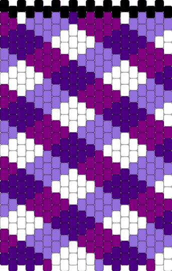 wallet pattern - pink, purple