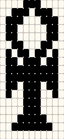 Ankh - black, white