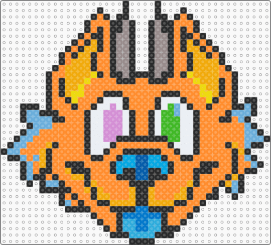 A fursona head - orange,fursona,furry,head,face
