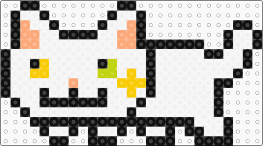 Matching kitty! (white vers) - white,yellow,orange