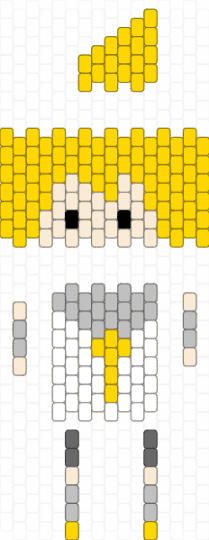 kagamine len doll - yellow