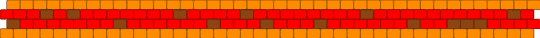 Meatball sub cuff XD - red,orange
