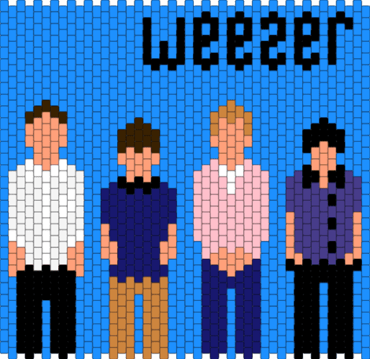 Weezer pannel - light blue