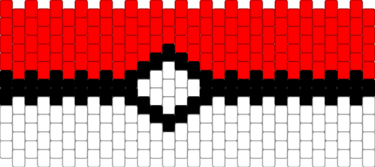 Pokéball Cuff - red,white