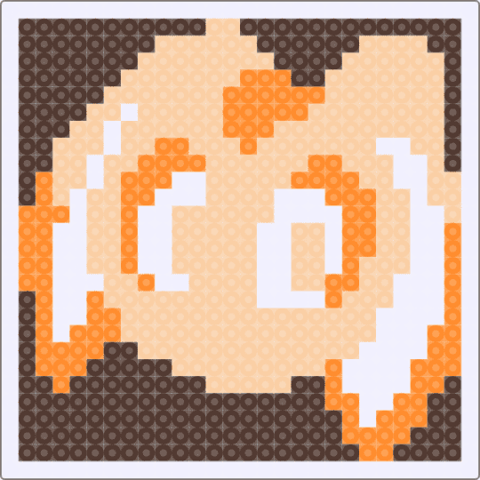 Cream the Rabbit square - beige, brown, cream, cream the rabbit, sega, sonic