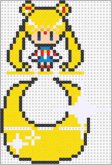 Sailor Moon stand - anime, sailor moon, stand, standee, yellow