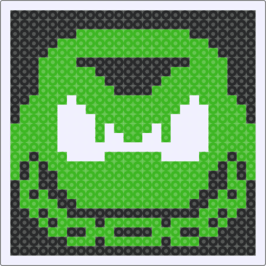 Vector the Crocodile square - green, sega, sonic, vector, vector the crocodile, white