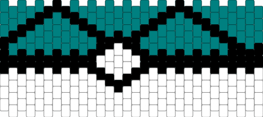Net Ball Cuff - teal,white