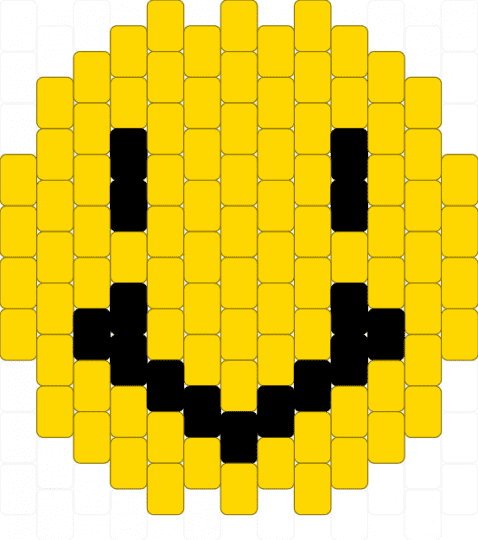 Smiley Face Charm - yellow