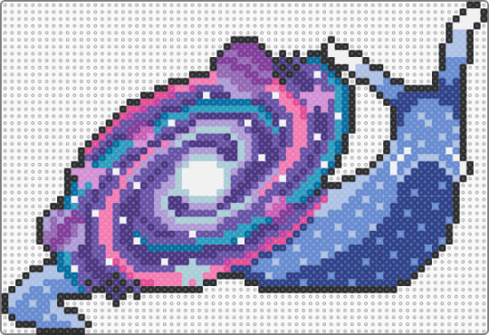 Space Snail - blue,purple,trippy,galaxy,space,snail,nebula,stars,planets