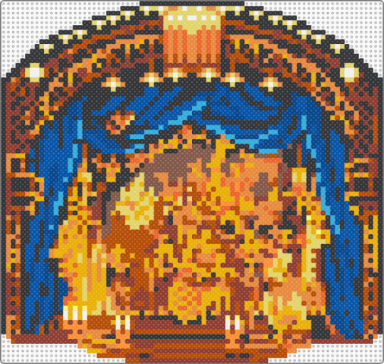 Theater Stage - orange,red,blue,theater,stage