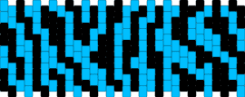Blue Zebra - black,light blue