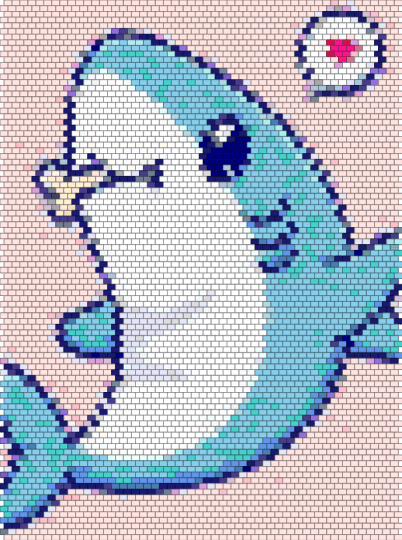 SHARK🦈 🦈🦈🦈🦈🦈🦈🦈🦈 - cute, light blue, purple, shark, sharkie, white