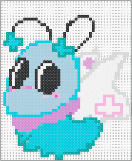 dandy' world Flyte critter - light blue,pink