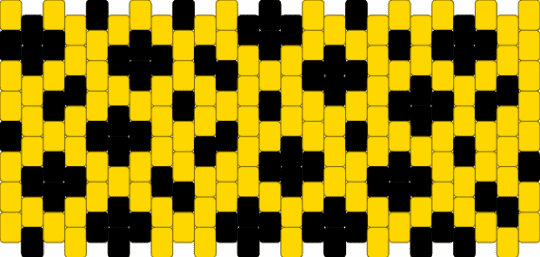 Cheetah Pattern Cuff (Smaller) - yellow,black