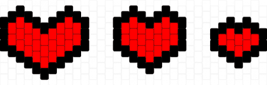 Minecraft Hearts - black,red,cotdhearts,hearts,minecraft