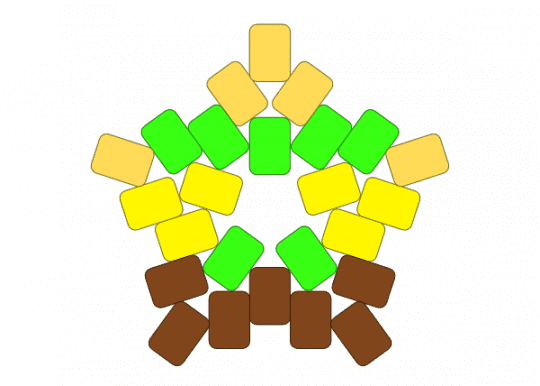 Kris star - brown, deltarune, green, kris, kris dreemurr, toby fox, yellow
