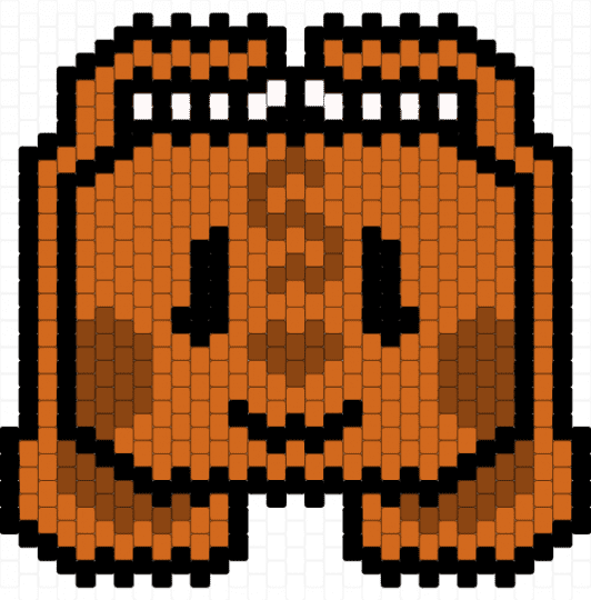 COCOA!!! (peyote version :]) - orange,charm,dandys world,bunny,chocolate,dw