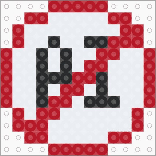 Anti-AI sign - red,white