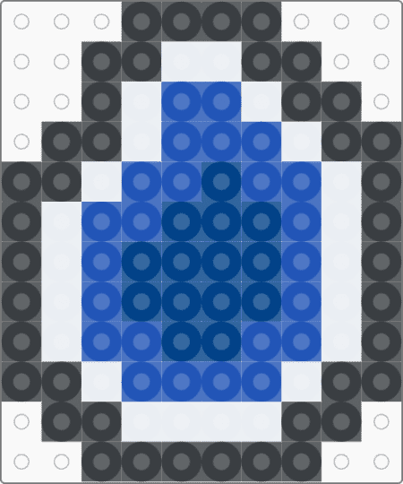 Safire Geode - blue, white