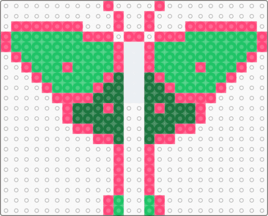 Luna moth - red,green