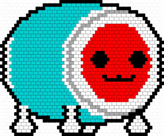 Don-chan - don, donchan, donwada, light blue, red, taiko, taikonotatsujin