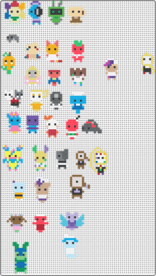 Mini dy world characters