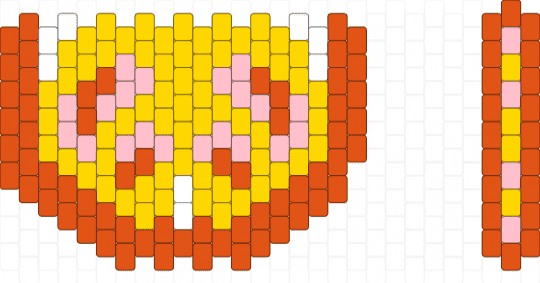 Orange mini bag - red,yellow