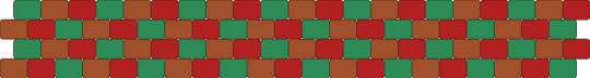 christmas coffee theme cuff - green, red