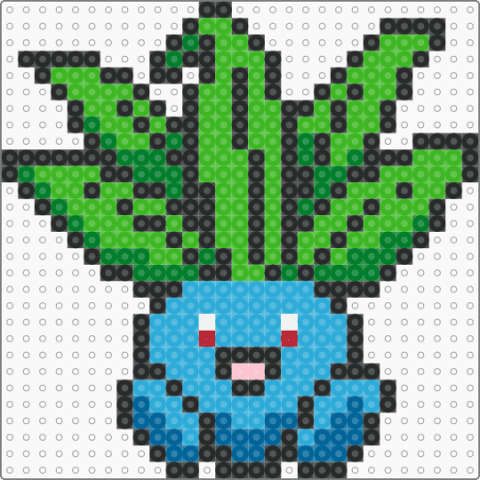Tiny Oddish - light blue,green