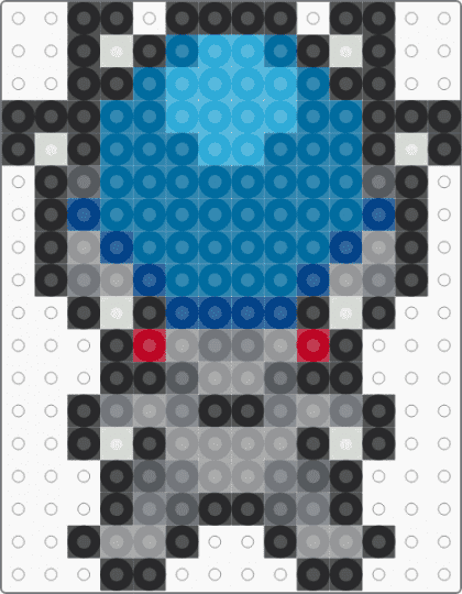 (408) Cranidos WS - blue,gray,cranidos,rock pokemon,pokemon,fossil,fossil pokemon,gen 4,sinnoh