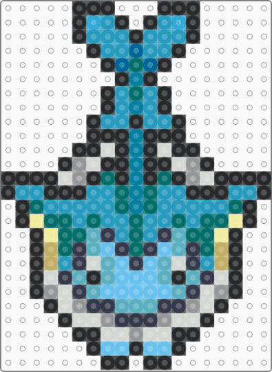 (134) Vaporeon WS - light blue,teal,purple,pokemon,water pokemon,eeveelution,kanto,gen 1