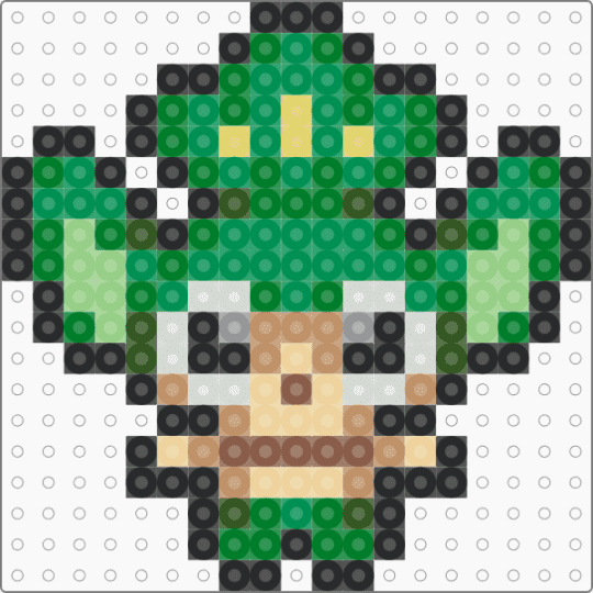 (511) Pansage WS - green,tan,pansage,grass,monkey,gen 5