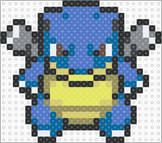 (009) Blastoise WS - blue,yellow,blastoise,pokemon,water pokemon,starter pokemon,kanto,gen 1