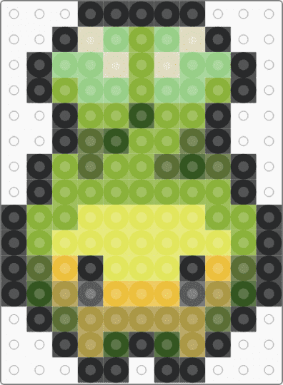 (406) Budew WS - green,gold,yellow,budew,pokemon,grass pokemon,poison pokemon,gen 4,sinnoh
