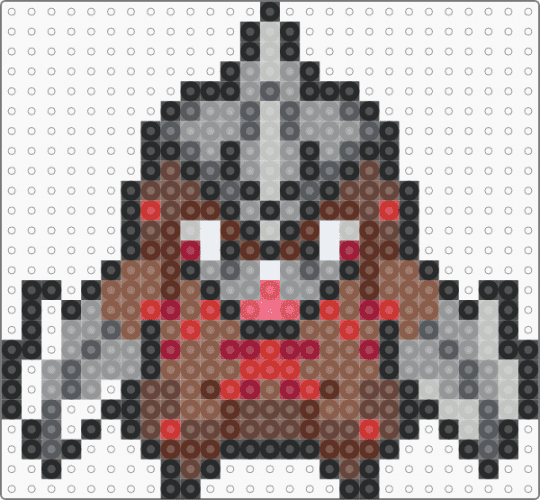(530) Excadrill WS - gray,brown,excadrill,pokemon,ground pokemon,steel pokemon,gen 5,unova