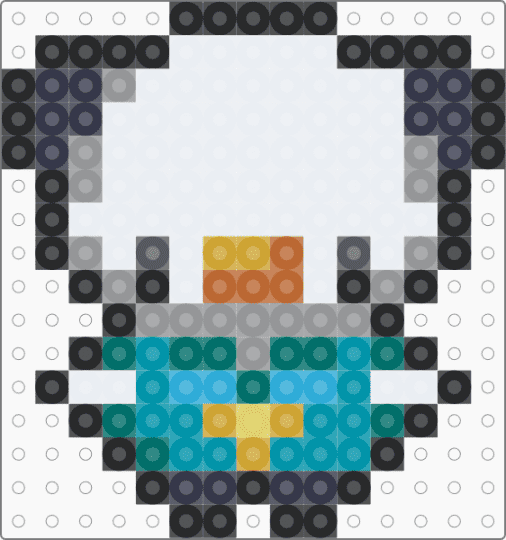(501) Oshawott WS - white,gray,purple,teal,oshawott,pokemon,water pokemon,starter pokemon,gen 5,unova