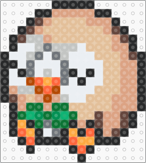 Sleepy rowlet - beige
