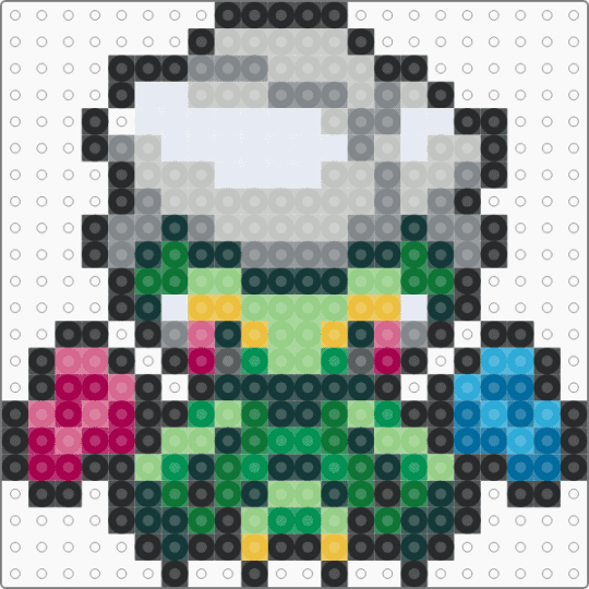 (407) Roserade WS - black,gray,beige,teal,colorful,roserade,pokemon,grass pokemon,poison pokemon,gen 4,sinnoh