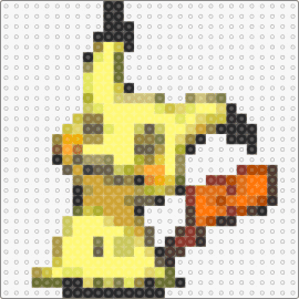 Hehe! - mimikyu,pokemon,playful,disguise,charm,fantastical,creatures,discovery,yellow
