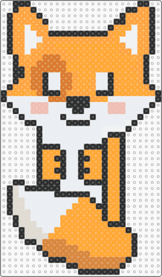 Fox Bookmark - orange,fox,bookmark,cute